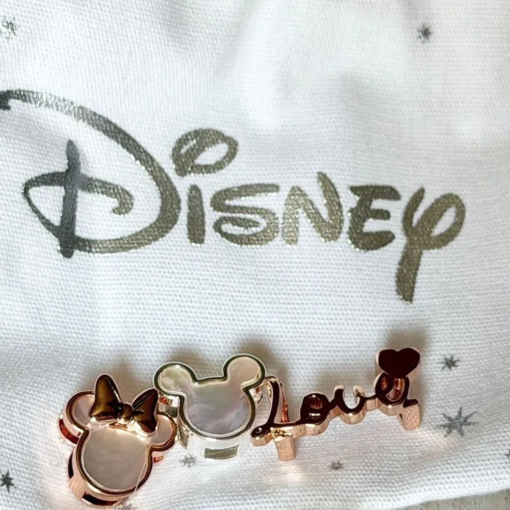 Mickey & Minnie Mouse Slider Charm Pack NEW Disney 3 Piece Set SHIPS NOW